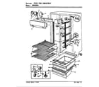 Maytag HRNS2004/AP03A fresh food compartment diagram