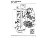 Maytag HRNS2004A/AP03A freezer compartment diagram