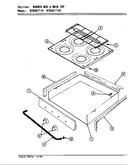Burner box & main top