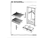 Maytag HRNT1515H/BF11A shelves & accessories diagram