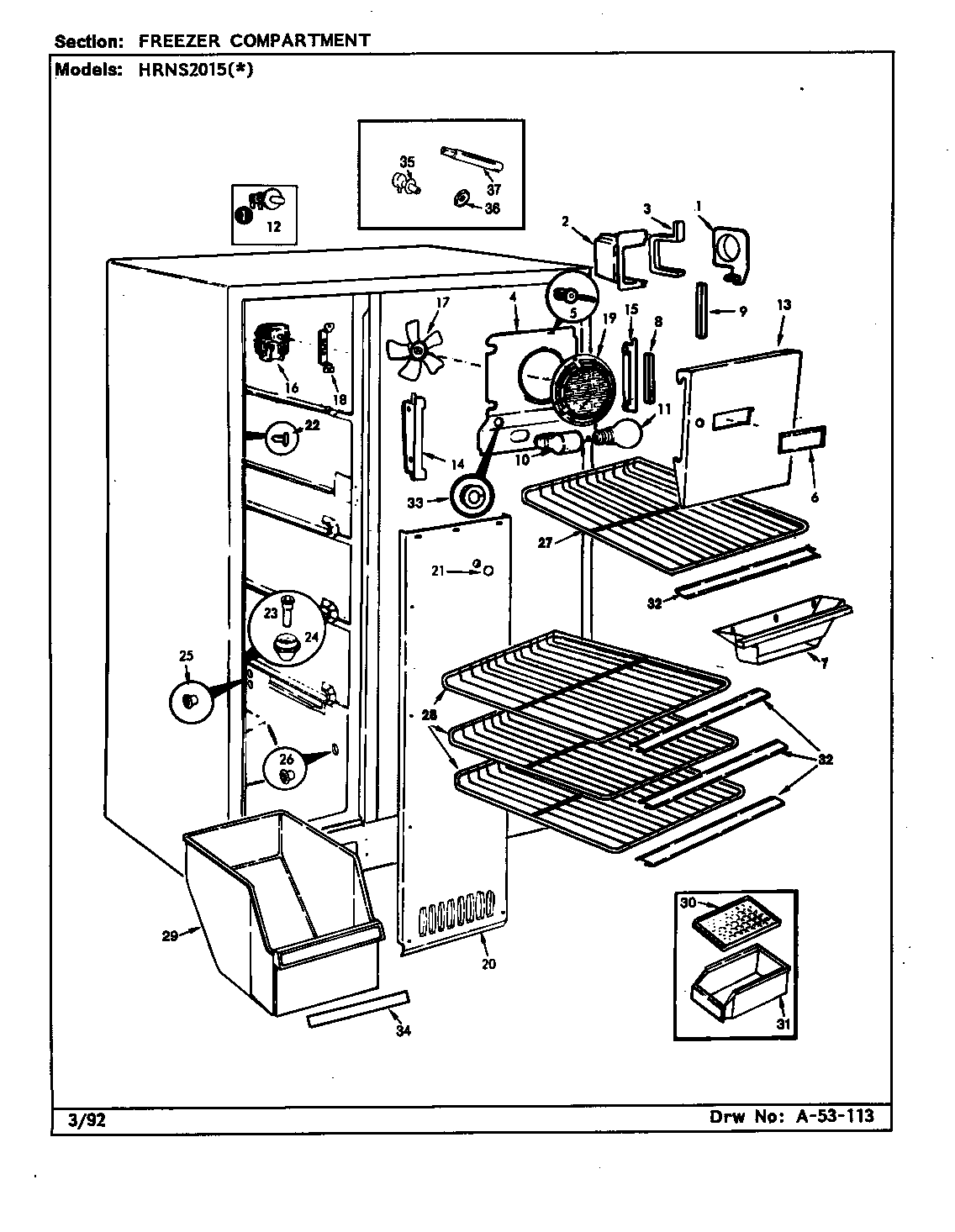 Freezer compartment