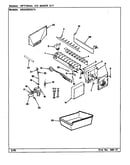Optional ice maker kit