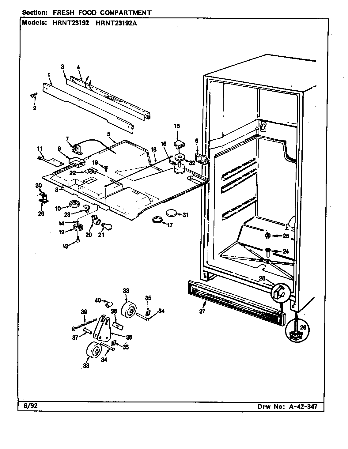 FRESH FOOD COMPARTMENT