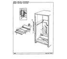 Maytag HRNT23192A/CF96A shelves & accessories diagram