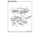 Maytag HRNT23192A/CF96A chest of drawers diagram