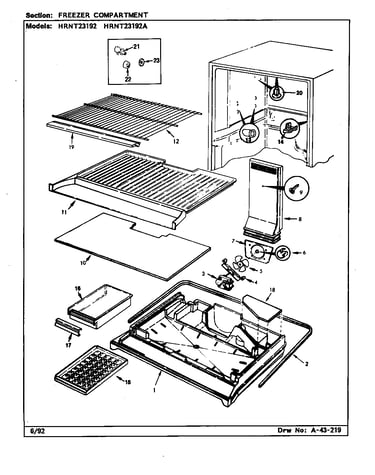 Freezer compartment