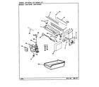 Maytag HRNT23192A/CF96A optional ice maker kit diagram