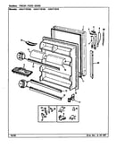 Fresh food door (hrnt1919/cl54a) (hrnt1919a/cl55a) (hrnt1919h/cl56a)