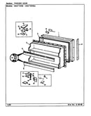 Freezer door (hrnt19192/cf51a) (hrnt19192a/cf52a)
