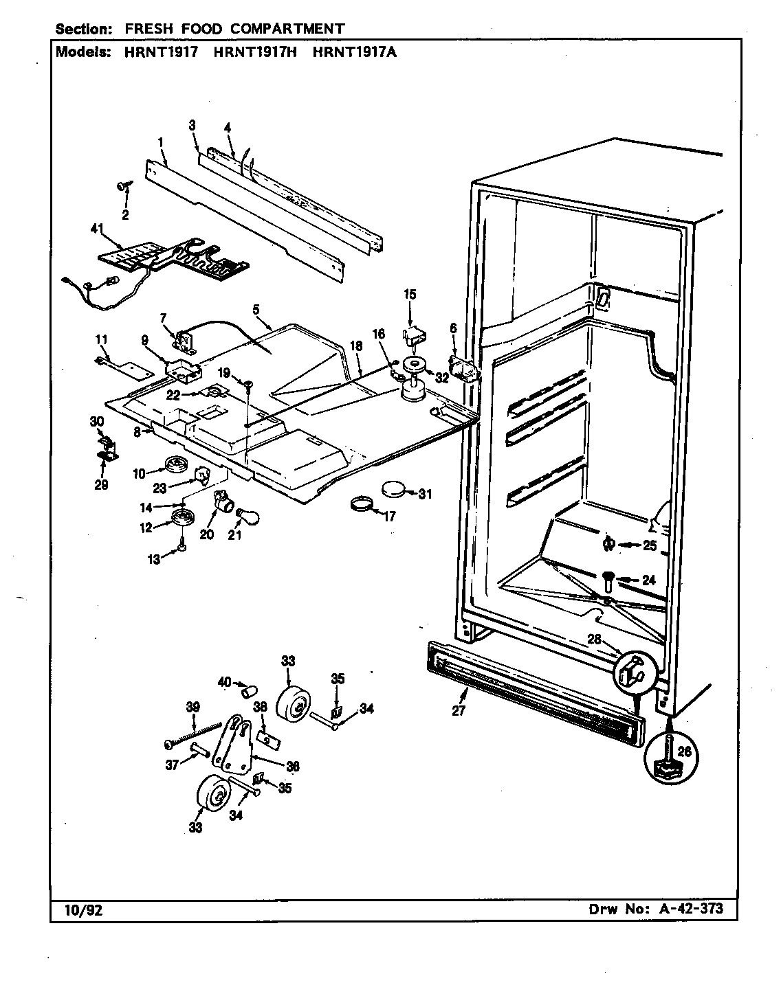 FRESH FOOD COMPARTMENT