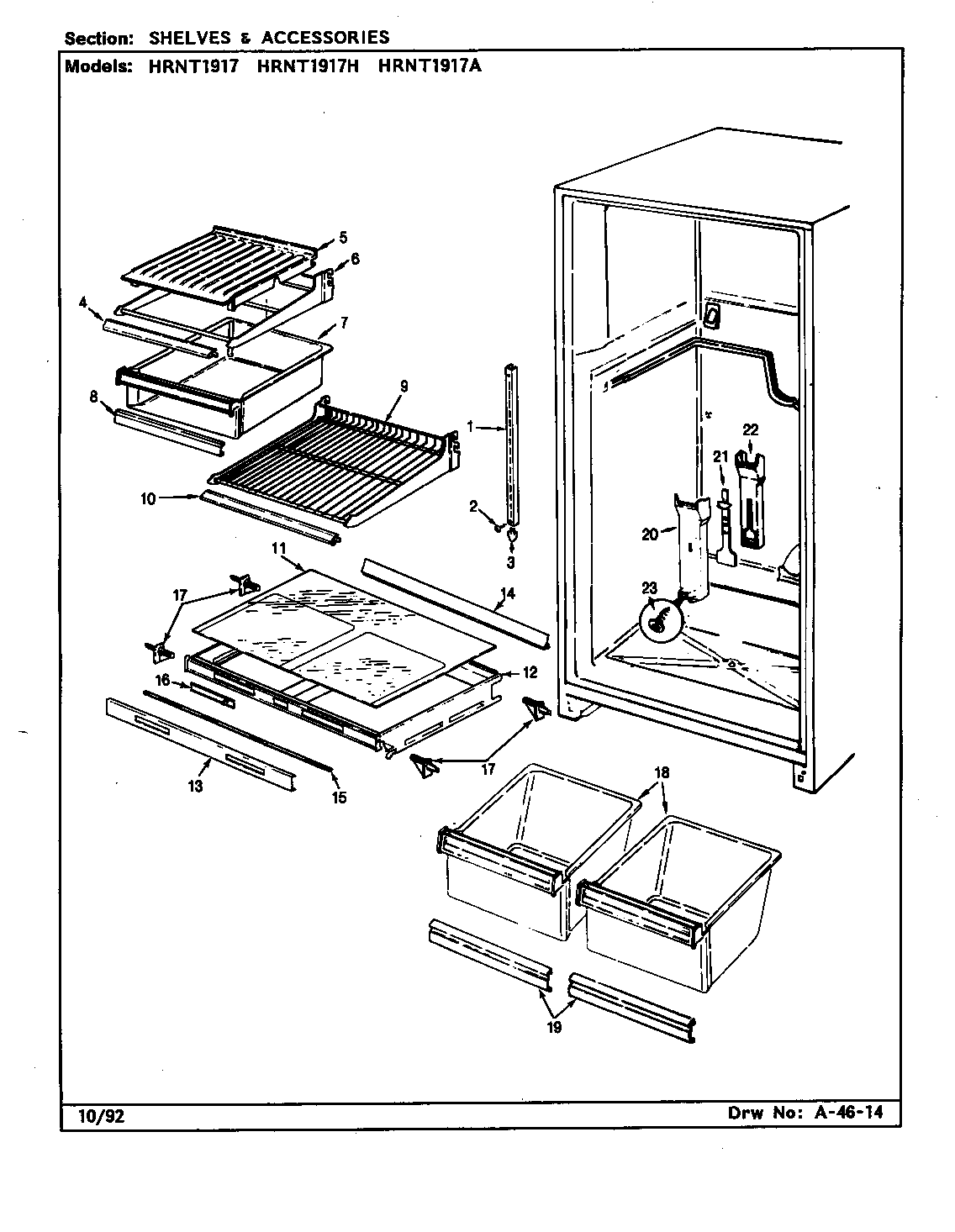 Shelves & accessories