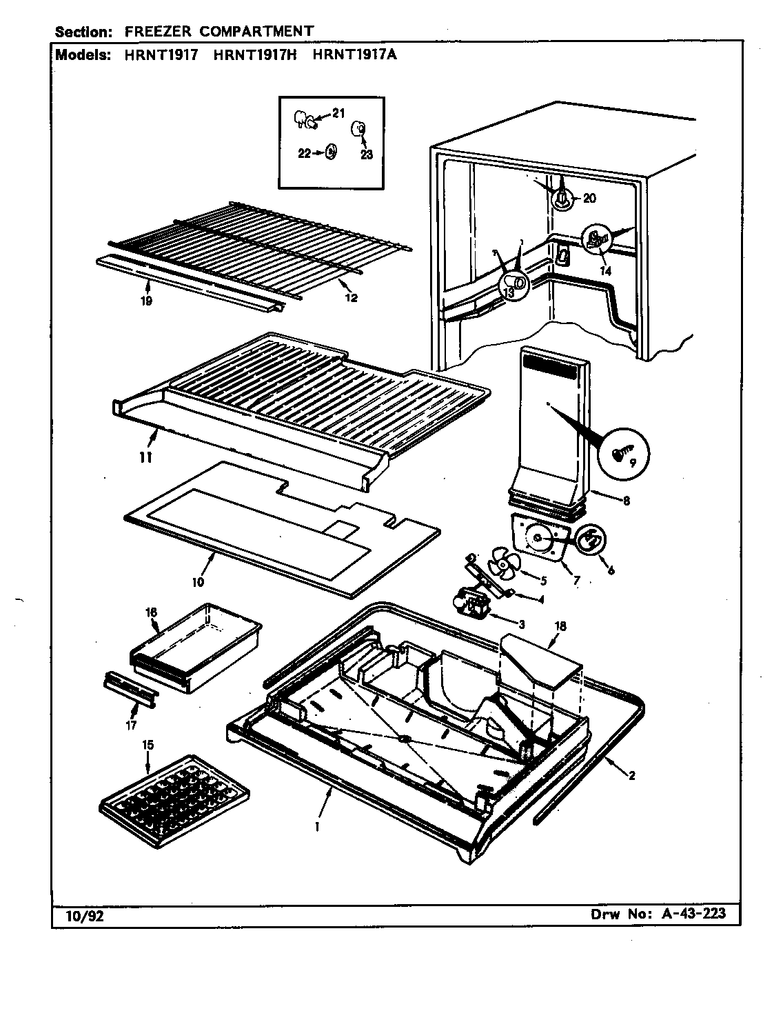 FREEZER COMPARTMENT