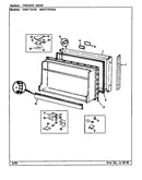 Freezer door (hrnt15152/cf12a) (hrnt15152/cf17a) (hrnt15152a/cf11a) (hrnt15152a/cf18a) (hrnt15152/cf18a)