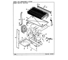 Maytag HRNT1716/BF28D unit compartment & system diagram