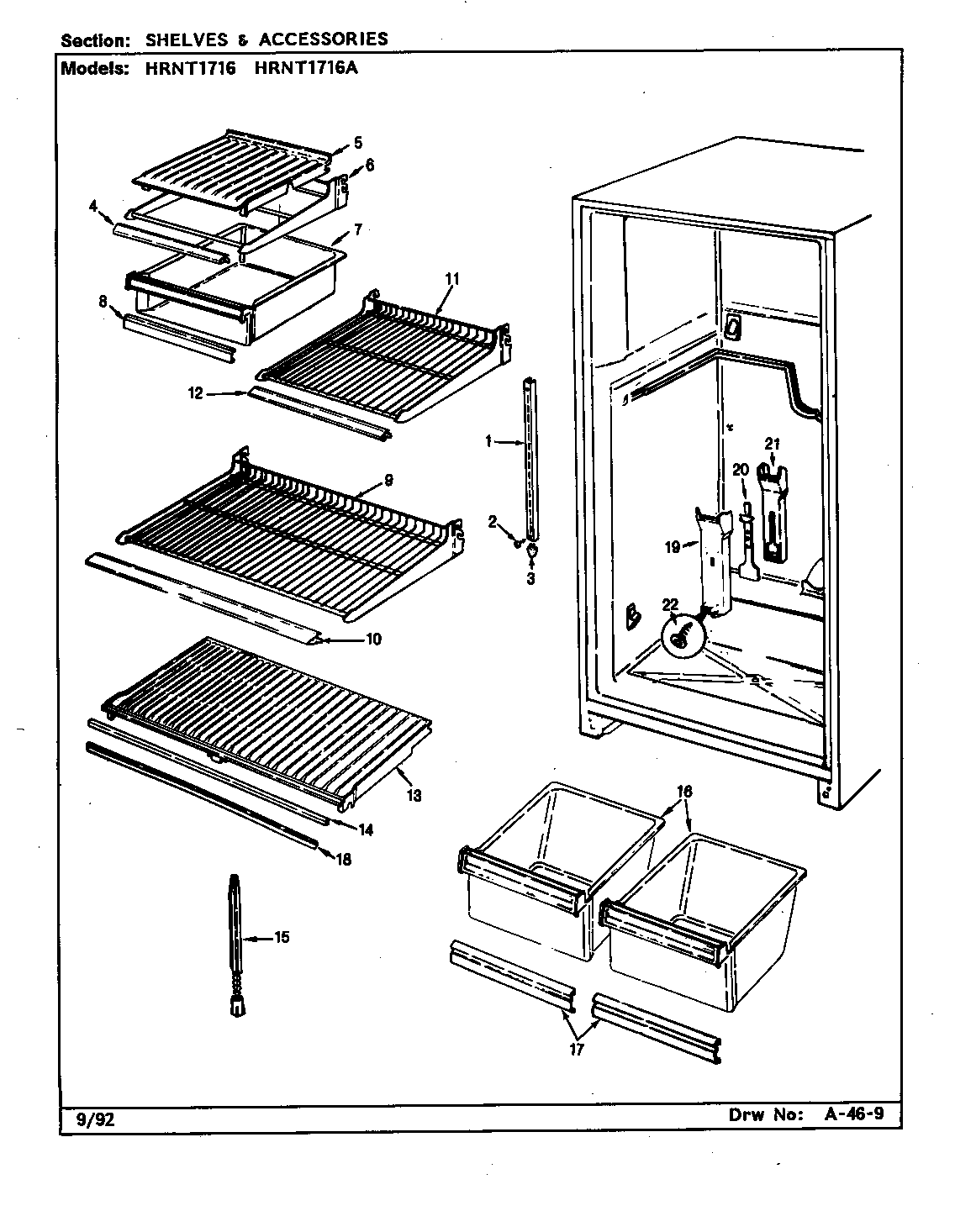 Shelves & accessories