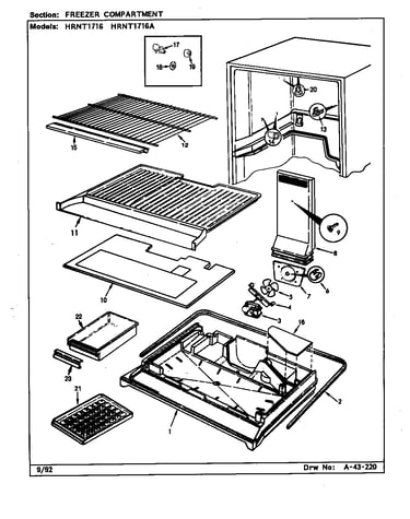 Freezer compartment