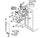 Maytag HRNS2239V freezer compartment diagram