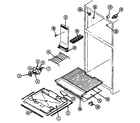 Maytag HRNT1535A/DF07A freezer compartment diagram