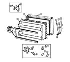 Maytag HRNT1535V/DF06A freezer door diagram