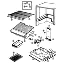 Maytag HRNT23393V/DF98A freezer compartment diagram