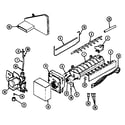 Maytag HRNT23393V/DF98A optional ice maker kit diagram