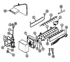Maytag HRNT23393A/DF99A optional ice maker kit diagram