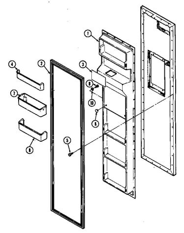 Freezer inner door