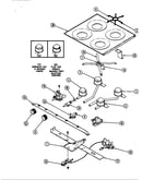 Top assy.burner