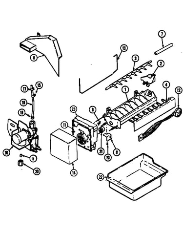 Optional ice maker-ice