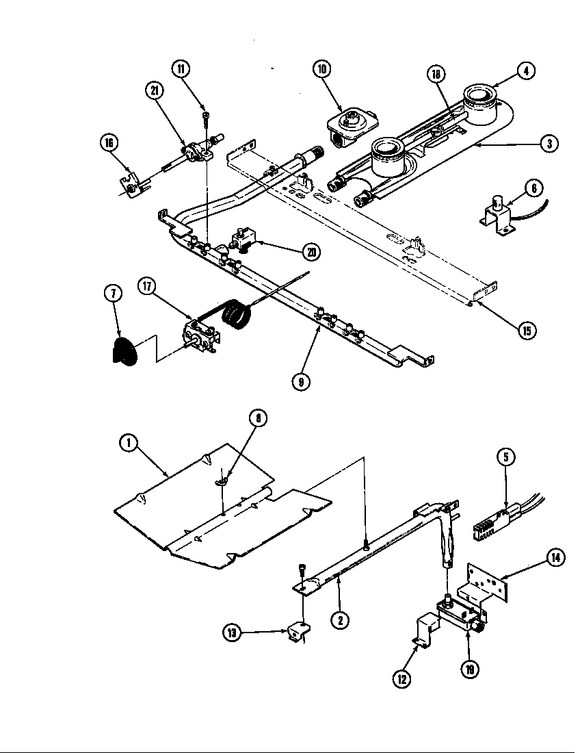 Lower oven control
