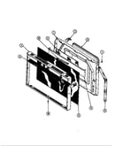 Lower oven door