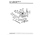 Hardwick CPJ8441KW719D manifold panel/burner box diagram
