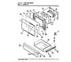 Hardwick CPJ8441KW719D lower door/drawer diagram