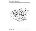 Hardwick CPJ8441KA919D manifold panel/burner box diagram