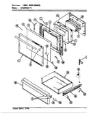 Lower door/drawer