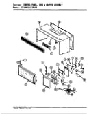 Control pnl, door & wrapper (microwave)