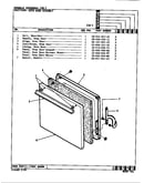 Oven door assembly