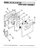 Oven door assembly