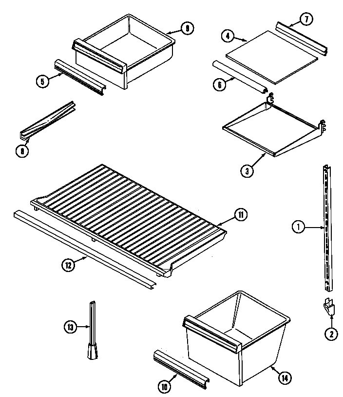 Shelves & accessories