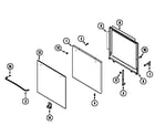 Magic Chef 16RS-4Z door (16ra-4z) (16rw-4z) (16rs-4z) diagram