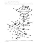Main top & burner assembly (bt18pa-4z) (bt18pn-4z) (bt18ps-4z)