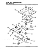 Main top & burner assembly