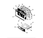 Hardwick EPE861KB829A door assembly (lower) diagram