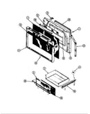 Door assembly (lower)