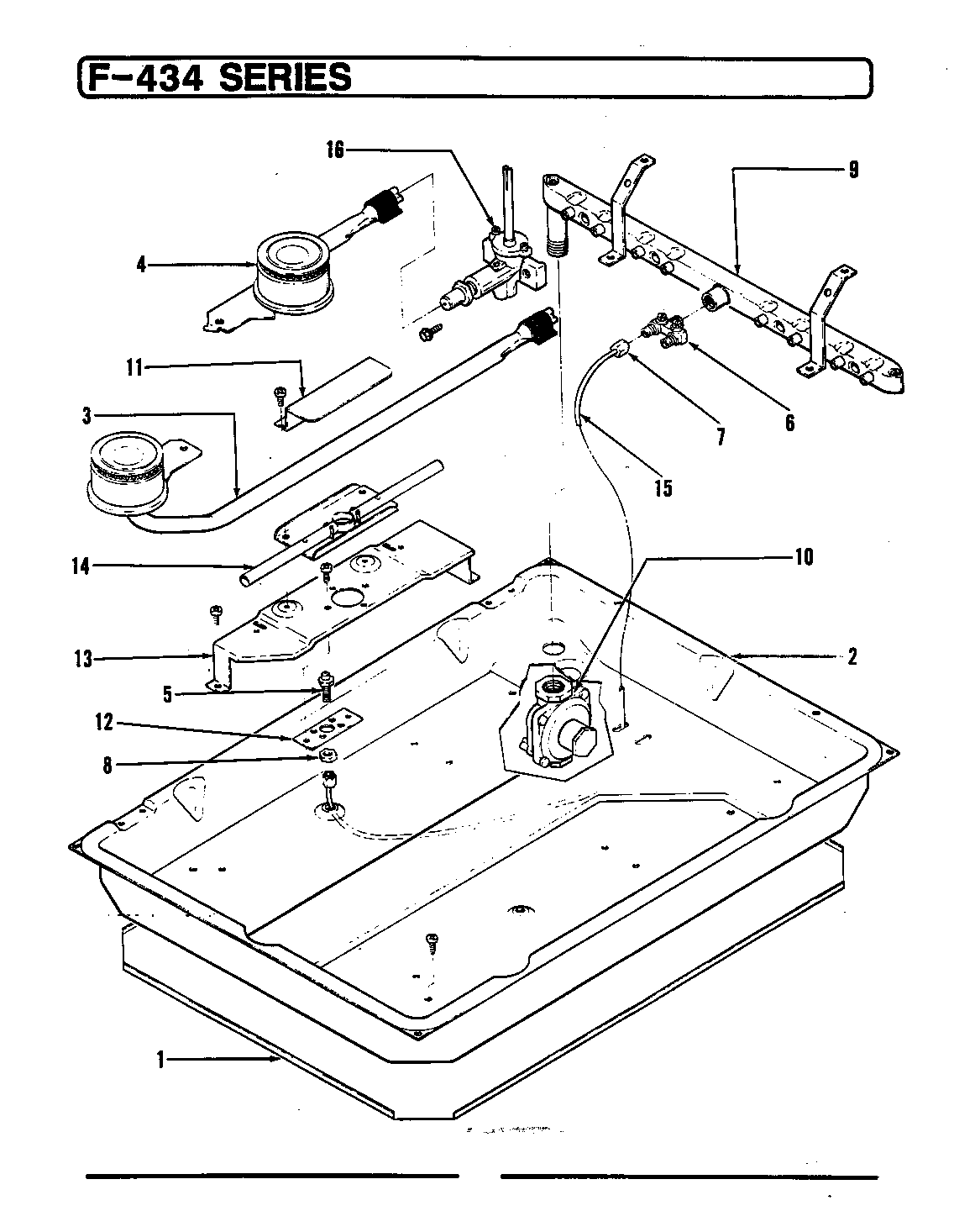 Gas controls (f-414 & f-434) (f-414) (f-434)