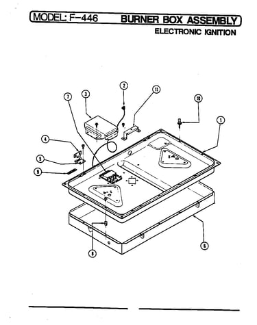 Burner box (f-446) (f-446)