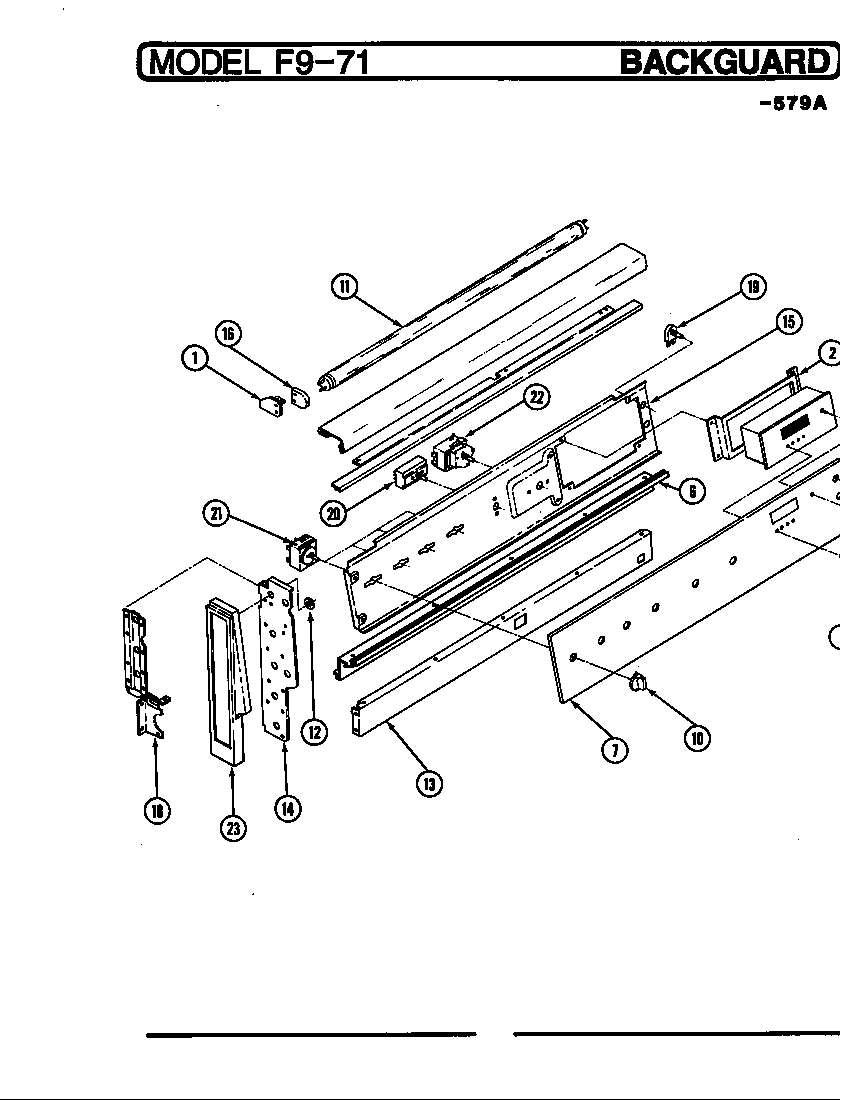 CONTROL PANEL (-579) (EPF9-71A579A) (EPF9-71W579A)