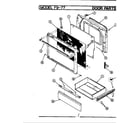 Hardwick EPF9-77W559A door/drawer diagram