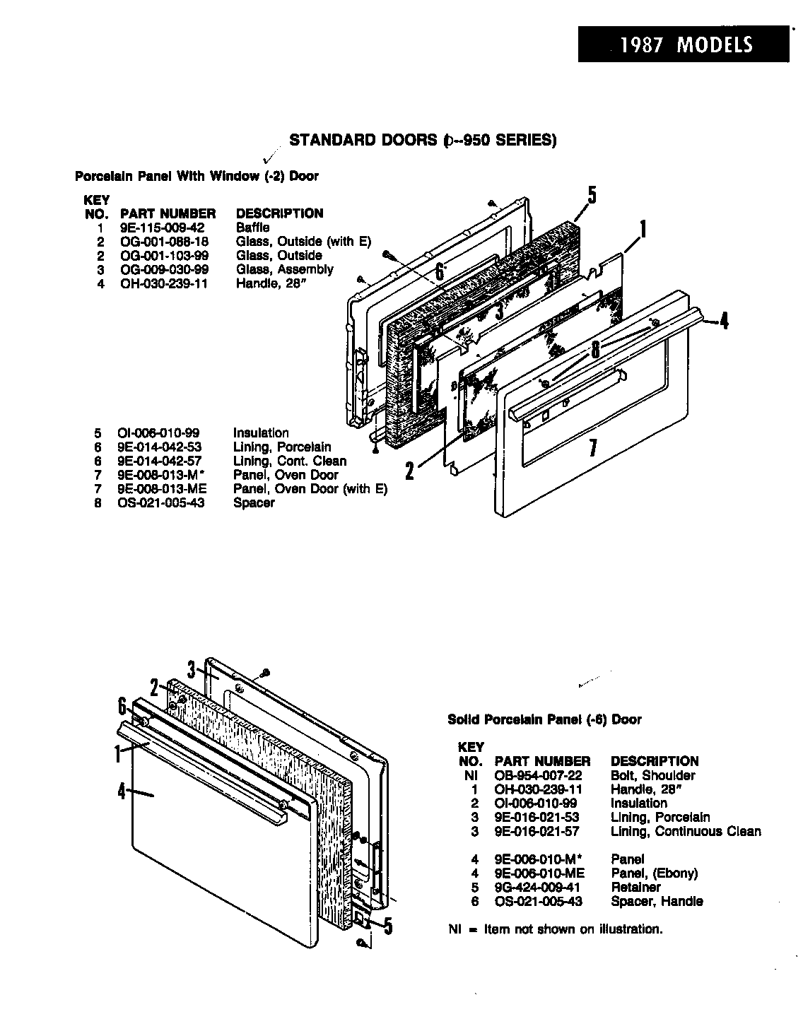 DOOR (-2 MODELS)