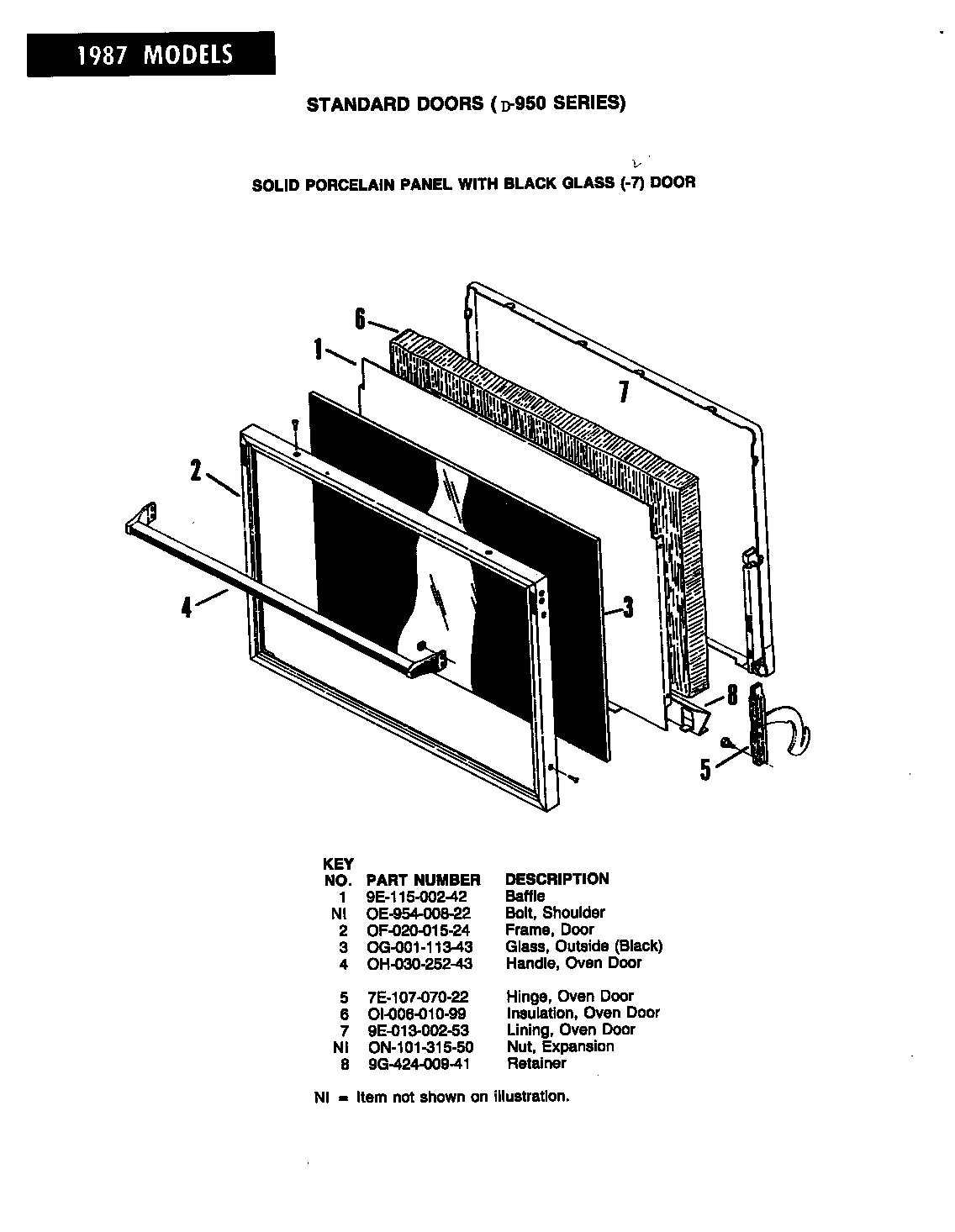 DOOR (-7 MODELS)